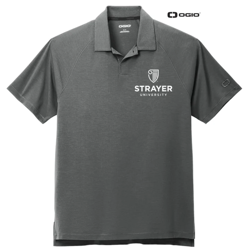 short sleeve t-shirts for travel wear for men -NEW STRAYER OGIO® Motion Polo - Tarmac Grey