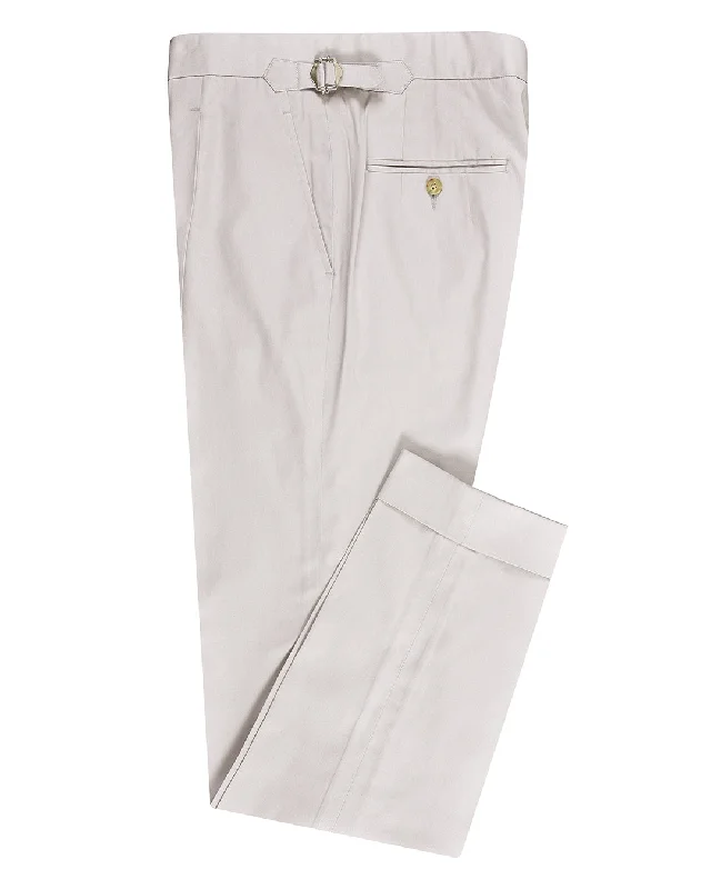 Men's pants for metro fashion-Fresco: Soft Mild Grey Stretch Twill Dress Pant