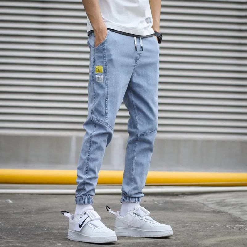 Men's pants with snug fit-Slim Fit Jogger Jeans