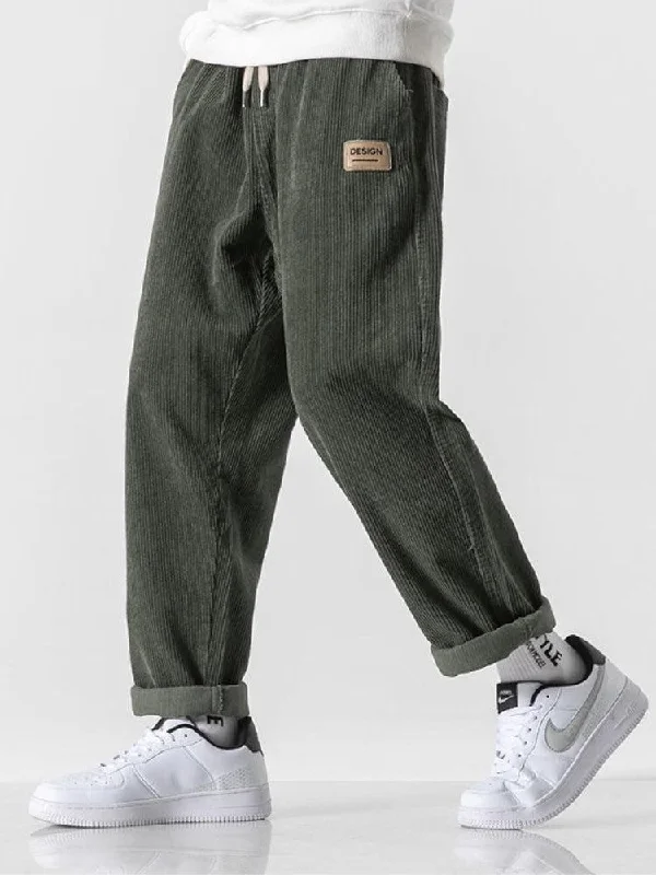 Men's pants with vintage fit-Soft Boy Corduroy Jogger Pants