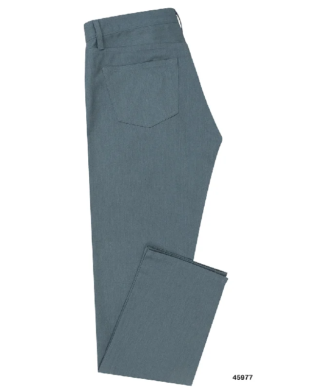 Men's pants for relaxed dinners-Soft Shark Blue Denim Pants