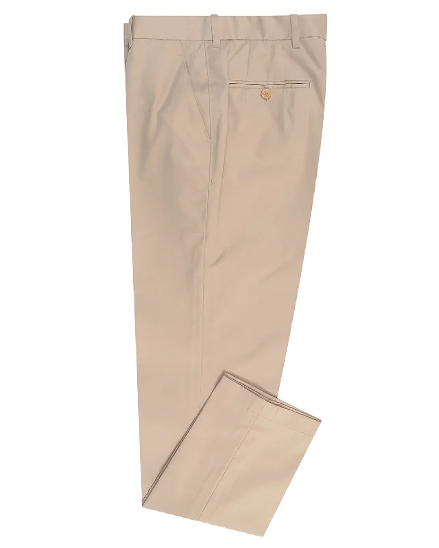 Men's pants for festive wear-Beige Summer Light Twill Chino