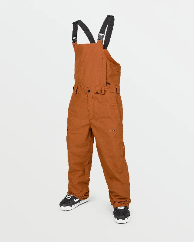 Men's pants for steady fit-Mens V.Co Sparta Bib Overalls - Caramel