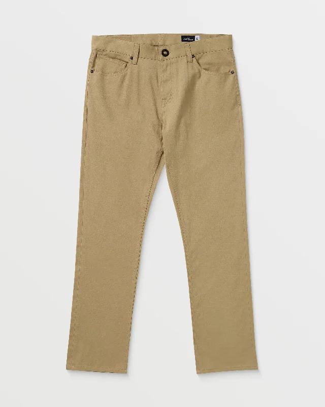 Men's pants for night travel-V Solver 5 Pocket Pants - Dark Khaki