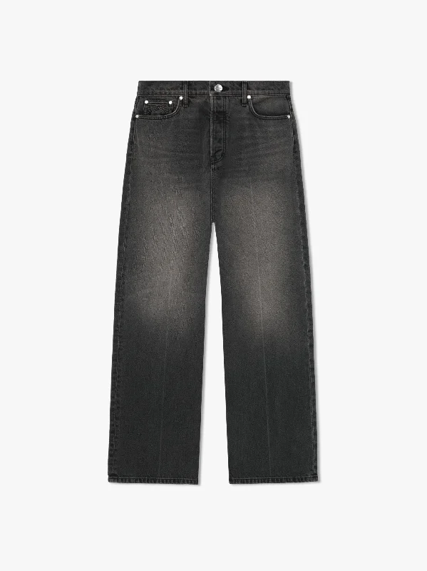 Men's pants for execs-WIDE LEG DENIM